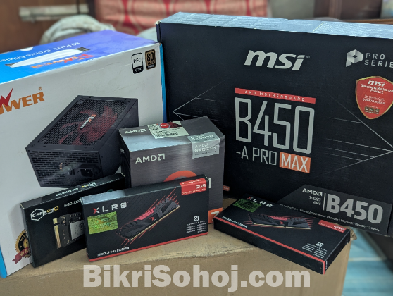 AMD Ryzen 7 5700G , MSI B450 MAX